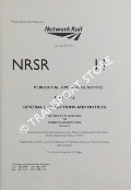Book cover of Periodical Operating Notice containing General Instructions and Notices, 5 June to 6 August 2004 by Network Rail Southern